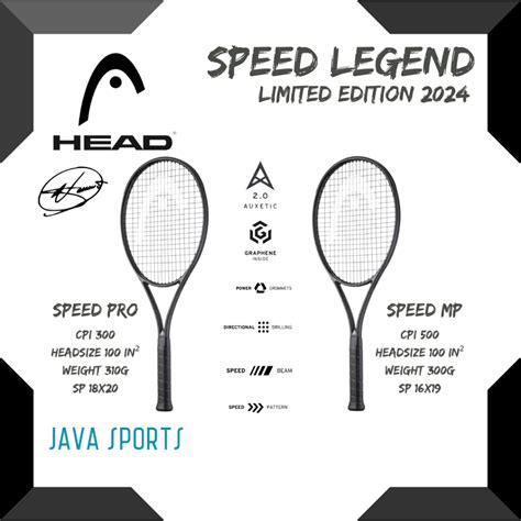 jual raket tenis head speed legend pro mp limited edition auxetic
