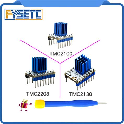 10PCS TMC2100 V1.3 TMC2130 TMC2208 Stepper Motor StepStick Mute Driver ...
