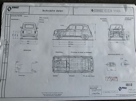 Renault R L R Tl L Design Drawing Art Work Etsy