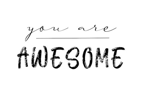 Premium Vector You Are Awesome Sticker Set Cute Vector Note Book