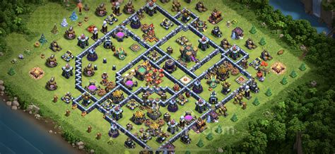 Farming Base Th14 With Link Hybrid Anti Everything Clash Of Clans