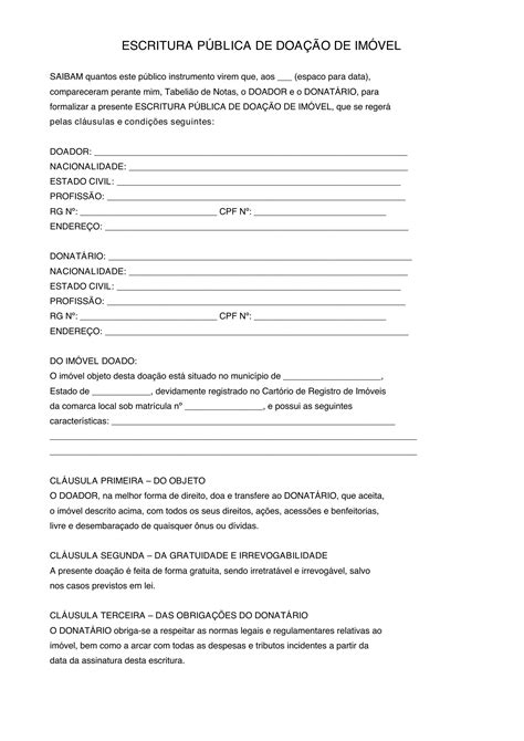 Contrato De Doação De Imovel 4