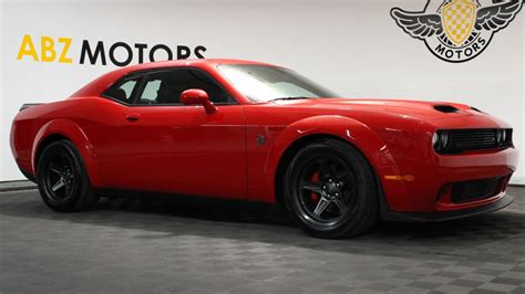 Used 2022 Dodge Challenger Srt Super Stock For Sale Sold Autobyzack