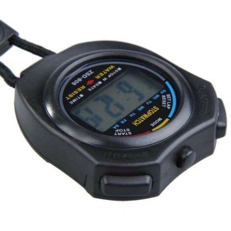 Chronom Tre Minuterie De Sport Digita Lcd Timer Noir