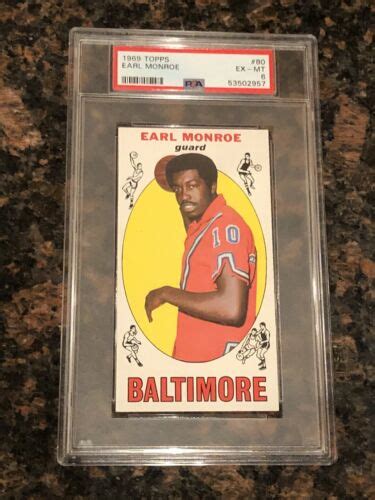 Topps Earl Monroe Basketball Card Psa Ebay