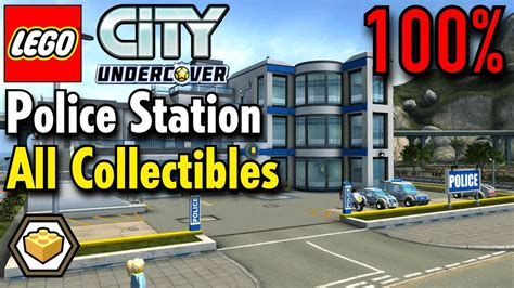 LEGO City Undercover Police Station 100 Guide All 10 Gold Bricks