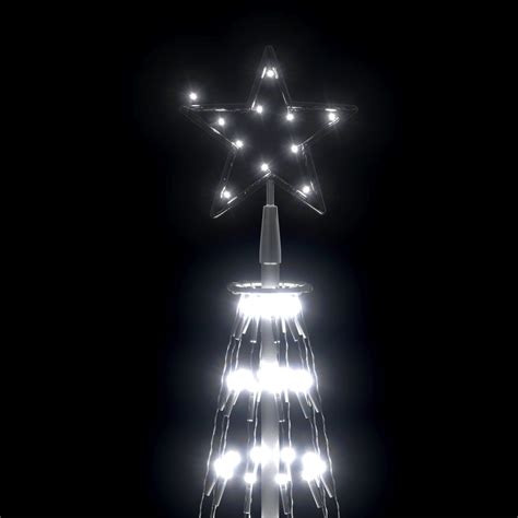 Árvore de Natal em cone 752 luzes LED 160500 cm branco frio Loja