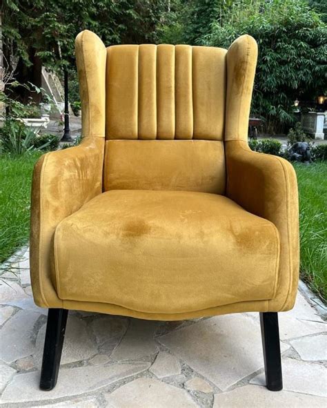 Casa Padrino fauteuil à oreilles de luxe beige noir 80 x 80 x H 90