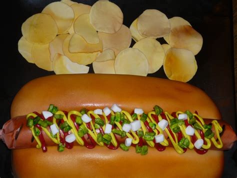 Hot Dog Cake