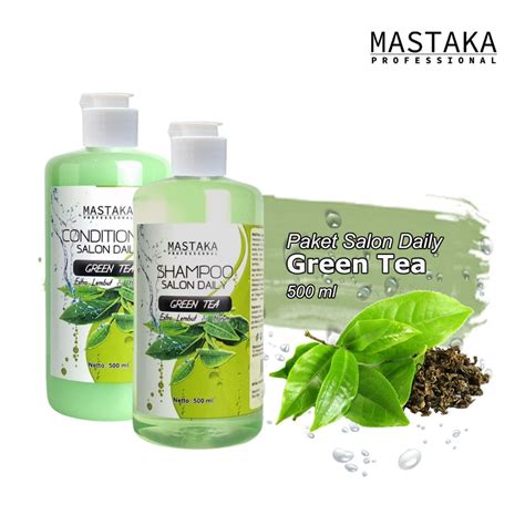 Jual PAKET Shampoo Salon GREEN TEA Shampoo Conditioner Salon Daily