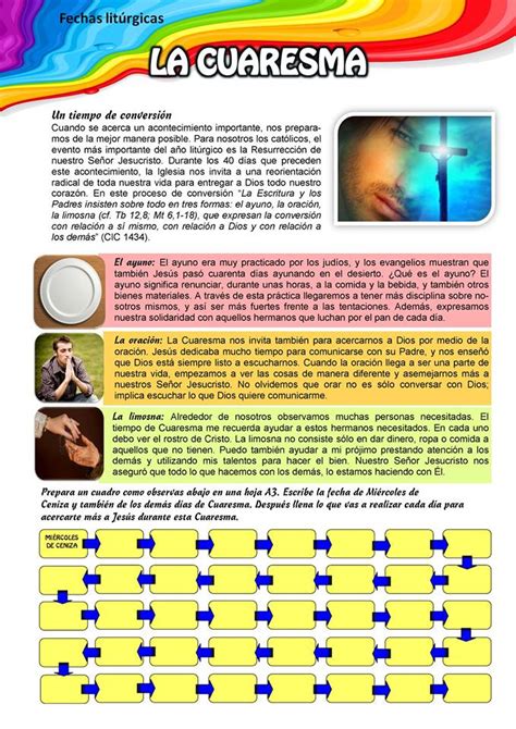 Fichas Sobre La Cuaresma Para Todas Las Edades Delegaci N Episcopal