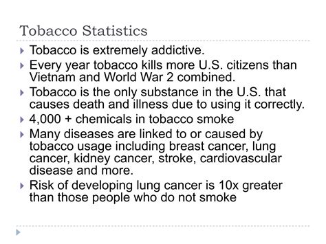 Tobacco And Alcohol Presentation | PPT