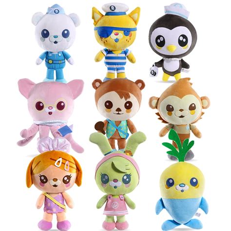 Novos Octonautas Originais Octonauts Brinquedos De Pel Cia Recheados