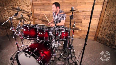 Pearl Reference Pure Series 7 Piece Drum Set Shell Pack In Scarlett