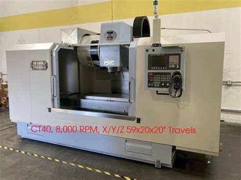 Twinhorn Ve L Vertical Machining Center With Fanuc Oi Mf Control