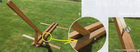 Гамак из бруса 100х100 своими руками чертежи