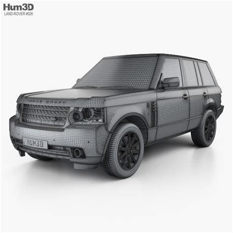 Land Rover Range Rover Supercharged 2012 3d Model Vehicles On Hum3d