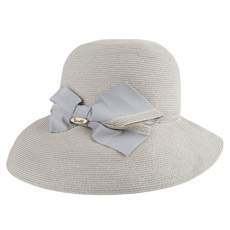 Chloé Wide Brim Sun Hat Grey Osfa Packable Travel Hat Bronteshop