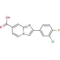 2 3 Chloro 4 Fluorophenyl Imidazo 1 2 A Pyridine 7 Carboxylic Acid 54