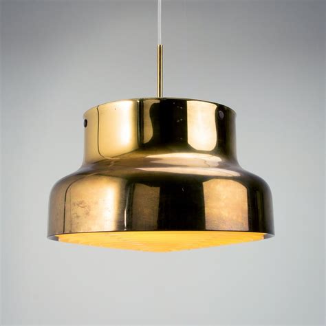 Patinated Brass Bumling Pendant Light by Anders Pehrson for Ateljé