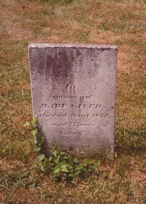 Mary Monell Sayre 1756 1834 Find A Grave Memorial