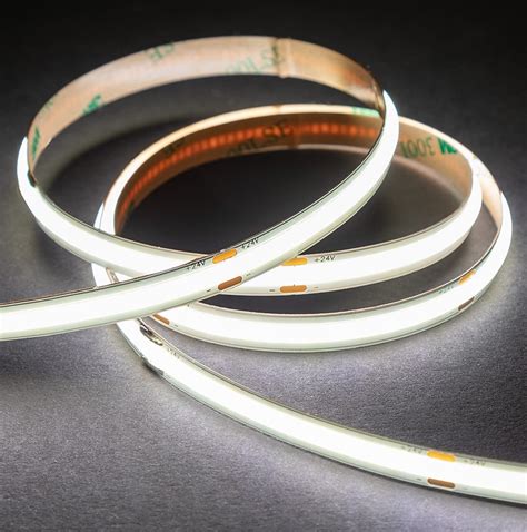 5m White COB LED Strip Light COB Series LED Tape Light High CRI