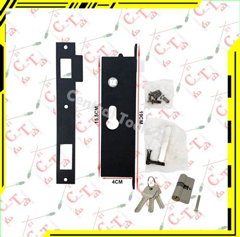 Jual Kunci Pintu Kawat Nyamuk Set Soligen Tralis Alumunium D1 012