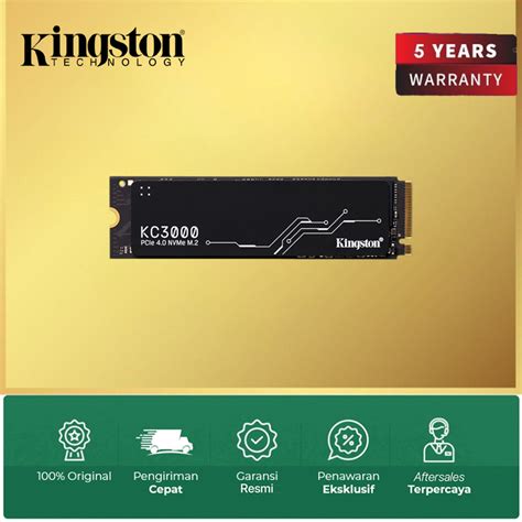 Jual Kingston KC3000 SSD Internal 512GB 1TB 2TB M 2 NVMe 2280 3D NAND