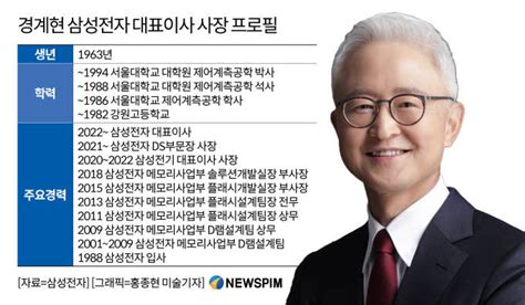 피플and 소통왕 반도체 전문가 경계현 삼성전자 사장 네이트 뉴스