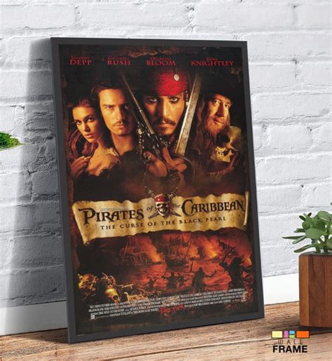 Quadro P Ster Filme Piratas Do Caribe A Maldi O Do P Rola N