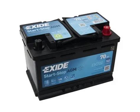 Аккумулятор автомобильный Exide EK700 AGM купить в СПб по цене 33 990 ...