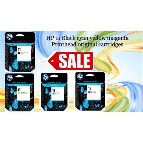 Hp 11 Printhead Black Cyan Yellow Magenta Original Cartridge Lazada PH