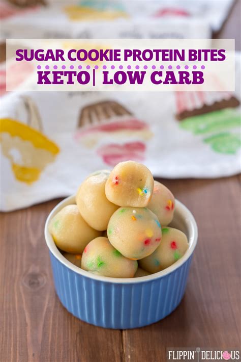 Sugar Cookie Dough Protein Bites Low Carb Keto Artofit