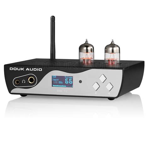 Douk Audio DAC-T2 HiFi Bluetooth 5.0 Tube Preamp USB DAC S/PDIF D/A Co– doukaudio