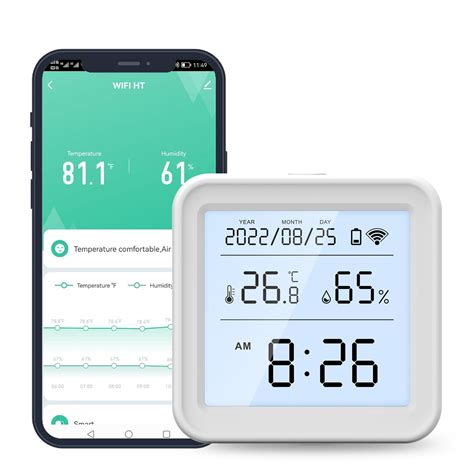 Term Metro Wifi Higr Metro Sensor De Humedad De Temperatura Wifi Con