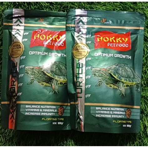 Jual Hokky Turtle Food Pelet Pakan Kura Kura Extra Calcium 100gr