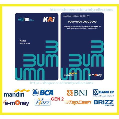 Jual Kartu E Money E Toll New Id Card Kai Emoney Mandiri Bca Flazz Bni