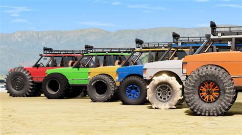 Off Road Wheels Test Comparison Beamng Drive Youtube