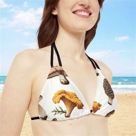 Wild Mushrooms String Bikini Set Women S Piece Swimsuit Forager