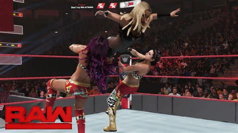 Wwe K Raw Team Bestie Vs The Boss And Hug Connection April