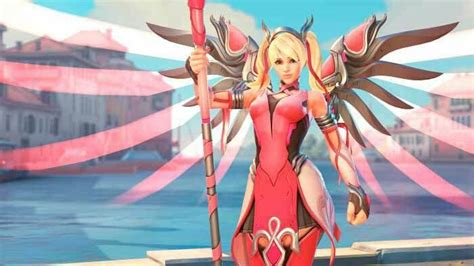 Breast Cancer Support New Mercy Skin Overwatch Mercy Skins Mercy