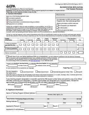 Fillable Online Application And Instructions For Training Providers