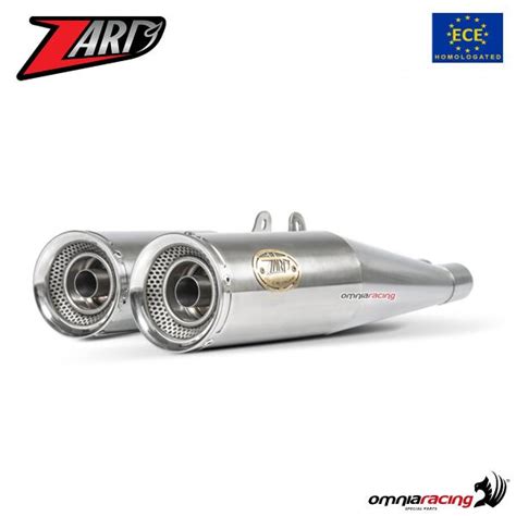 Zard Pair Of Exhaust Slipon Steel Polished Silencer Zuma Euro