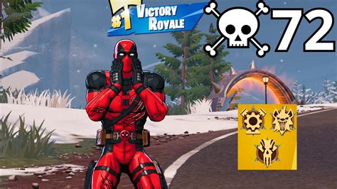 74 Elimination DEADPOOL Solo Vs Squads Zero Build Gameplay Fortnite