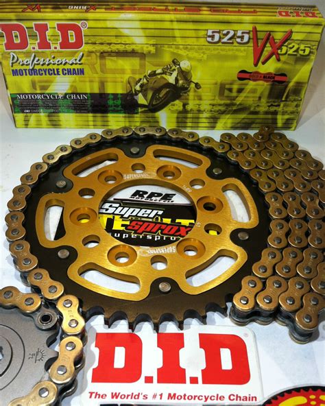 Kawi Zx R Ninja Supersprox Gold Did Vx Oem Chain And