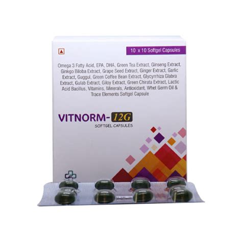 VITNORM-12G Softgel Capsules Enorm Med Pharma