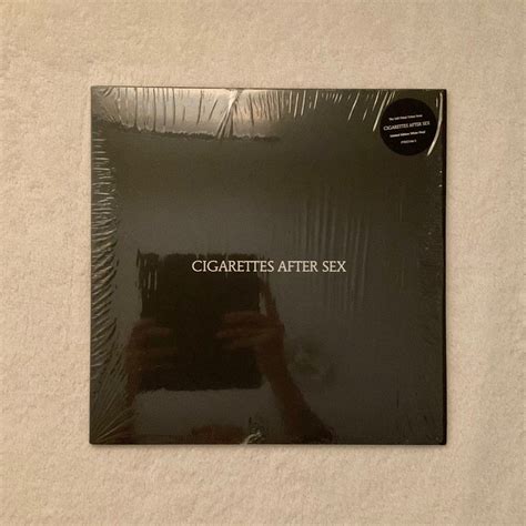 On Hand Cigarettes After Sex Cigarettes After Sex White Vinyl Lp