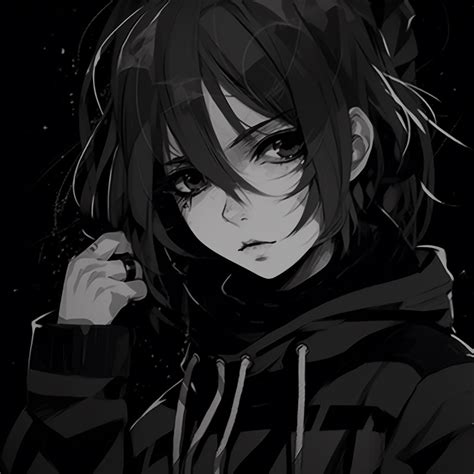 Anime character in noir style - Dark Aesthetic Anime PFP Collection (@pfp) | Hero