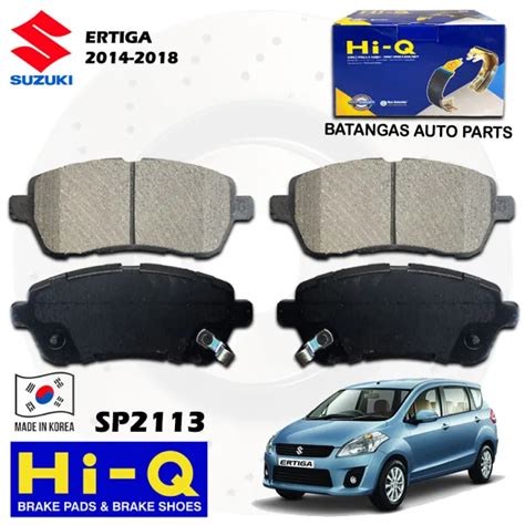 Hi Q Front Brake Pad Suzuki Ertiga Pcs Lazada Ph