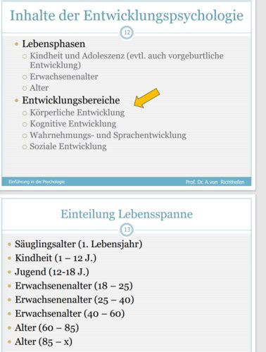 Efpsy Entwicklungspsychologie Karteikarten Quizlet